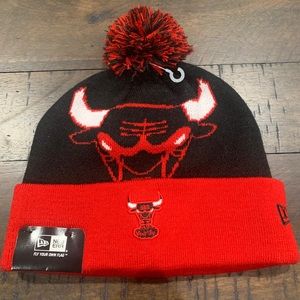 NWT Chicago Bulls big logo beanie